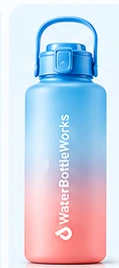 Gradient custom water bottle