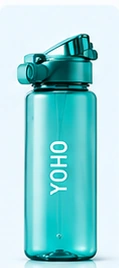 Teal custom sports water bottle