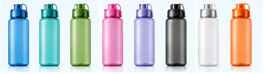 Custom water bottle color options