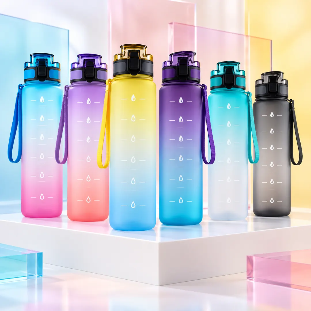 Motivational water bottle series