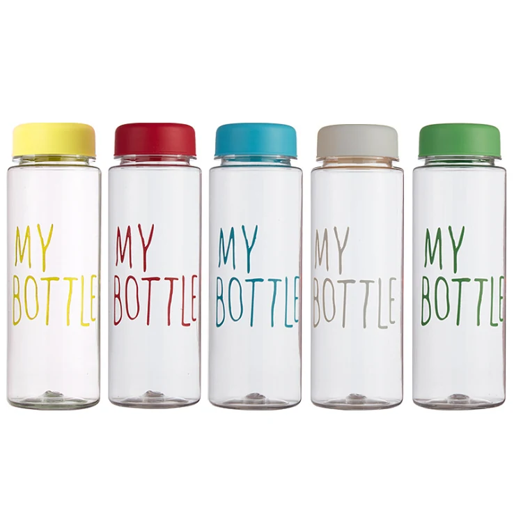 Custom plastic water bottle product lineup