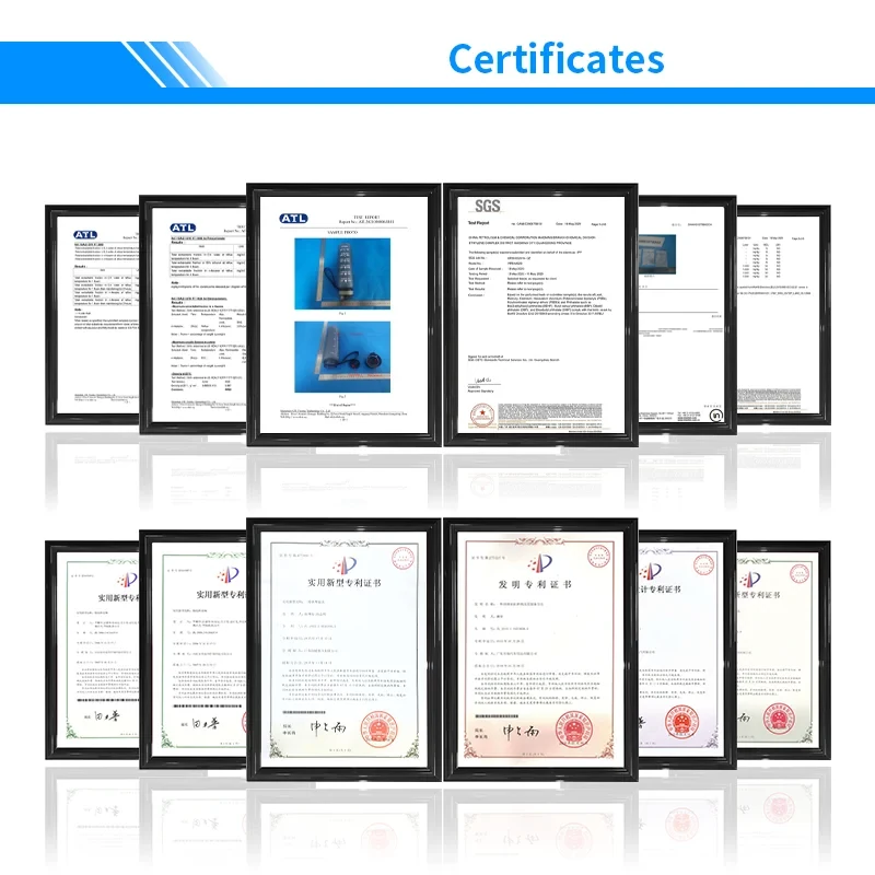 Water bottle certificates and test reports