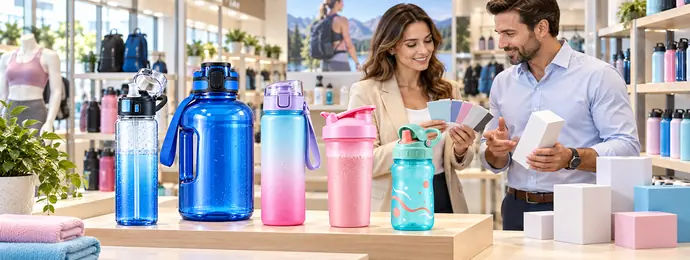 Retail private label water bottle applications